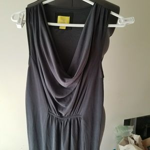 Beautiful Maeve Charcoal Gray sleeveless dress